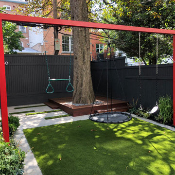 Kids Garden in a Shady  Backyard