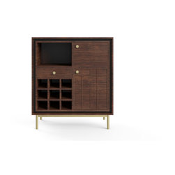 Meggs Bar Cabinet - Home Bar, Pub and Bistro Sets