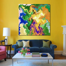 My art on wall - part 2 - JOURNEY square - Artwork