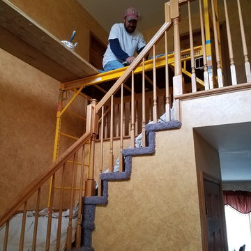Home Entrance Faux Finish