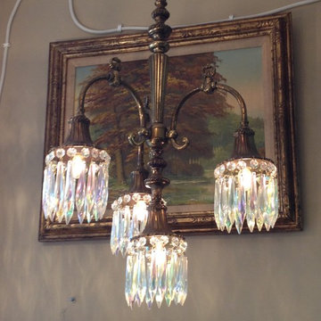 Late 1950's-Early 1960's Aurora Borealis Chandelier