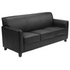 Black Bonded Leather Sofa BT-827-3-BK-GG