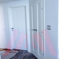 Modern Swing Door in Matte White Finish - Interior Doors