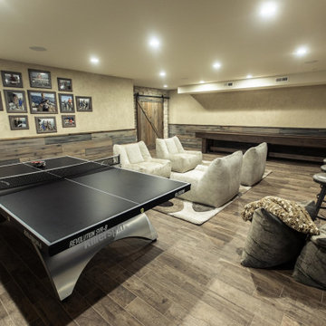 Game Room with Ping Pong Table