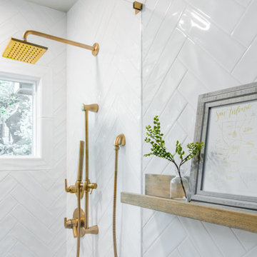 Modern Farmhouse Guest Bathroom