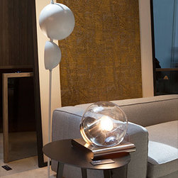 Superluna Floor Lamp by Oluce - Floor Lamps