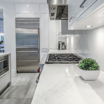 White & Marble Kitchen