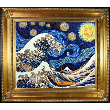 Starry Night Wave Collage (Luxury Line)