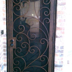 Wrought Iron Screen Doors - Products