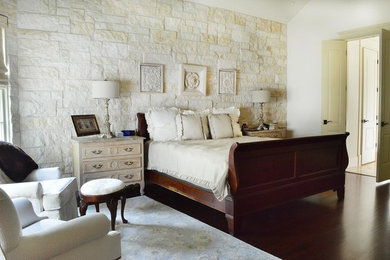 Example of a bedroom design in Houston