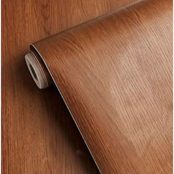 GC9618 Chestnut Embossed Wood Contact Paper Peel and Stick 24" wide x 16' long