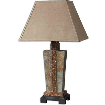 Slate Accent Lamp, Natural