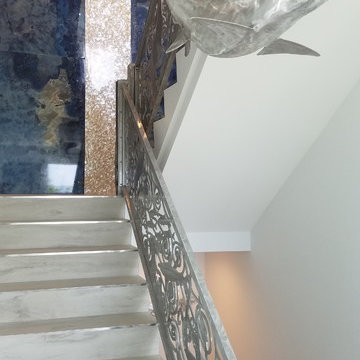 Custom Railing Designs for Luxury Beach Home