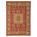 Unique Loom - Unique Loom Red Bardiya Sahand 7'x10' Area Rug - Our Sahand Collection brings the authentic feel of Persia into your home. Not only are these rugs unique, they can also be used in a variety of decorative ways. This collection graciously blends Persian and European designs with today's trends. The mixture of bright and subtle colors, along with the complexity of the vivacious patterns, will highlight any area in your house.