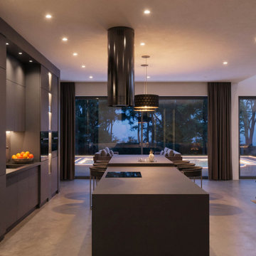 Modern Villa Laura Kitchen with Dining Area