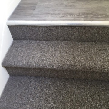 LVT Landing and Carpeted Stairs