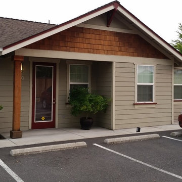 small professional office built to fit in an established residential neighborhoo