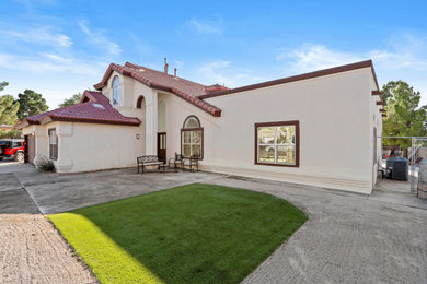 Example of an exterior home design in Other