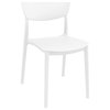 Monna Outdoor Dining Chair White, Set of 2