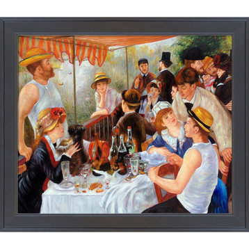 La Pastiche Luncheon of the Boating Party with Gallery Black, 24" x 28"