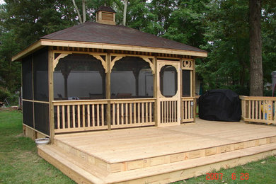 Patio - craftsman patio idea in Richmond