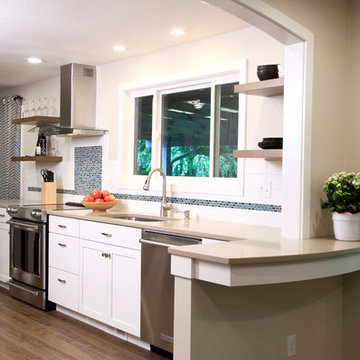 Airy Contemporary Kitchen, Corvallis, Oregon