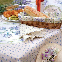 Provencal Lavender Table Linens - Tablecloths
