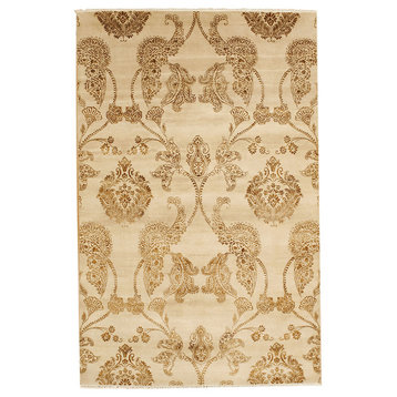 Essence 100 Rug, Ivory and Brown, 10'x8'