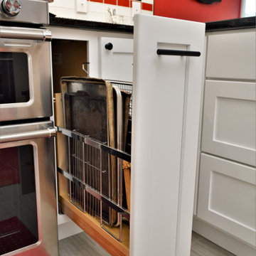 Cherry Patterned Farmhouse Kitchen. Haas Signature Collection