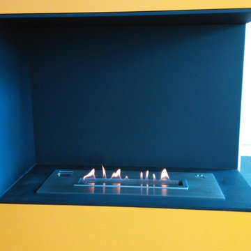 Patrick's Modern bioethanol fireplace AF66 with remote control