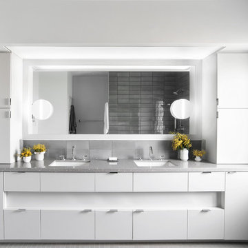 California Minimalism Primary Bedroom + Bath