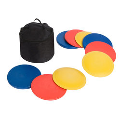 Trademark Innovations - Disc Golf Set, 9 Discs With Disc Golf Bag - Outdoor And Lawn Games