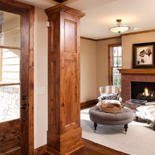 Painted LR Beige With wood Trim