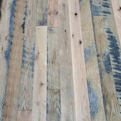 Unfinished Reclaimed Oak Hit and Miss - Hardwood Flooring