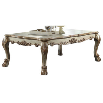 ACME Dresden Coffee Table, Gold Patina, 83160 Promo