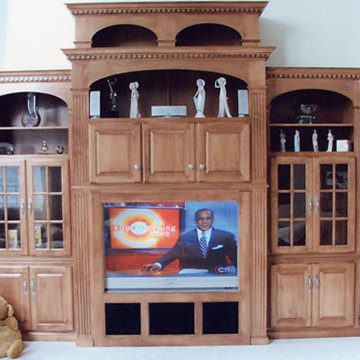 Maple Big Screen TV Cabinet