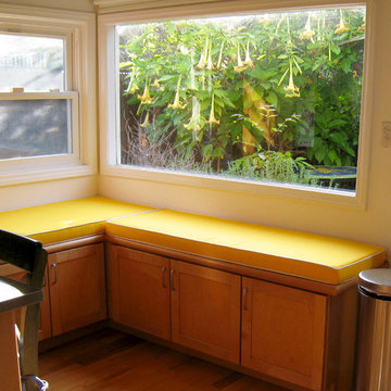 Contemporary Yellow Breakfast Nook Cushions