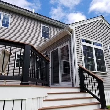 Rochester, MA Sunroom and Deck Addition