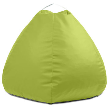 Jaxx Gumdrop Commercial Grade Bean Bag, Large - Premium Vinyl - Green
