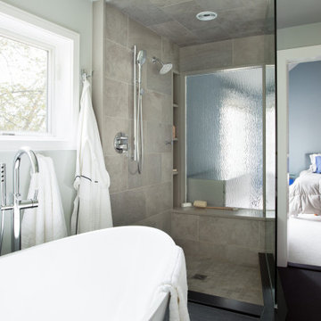Tranquilly Translucent Andover master bath