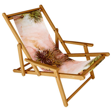 Deny Designs Marta Barragan Camarasa Abstract Watercolor Palms Sling Chair
