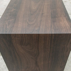 Walnut Credenza with Patinated Brass Doors - Accent Chests And Cabinets