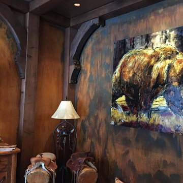 Modern Rusted Iron Wall Finishes