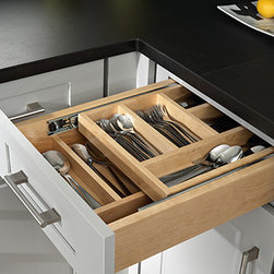 Two Tier Cutlery Divider - Kitchen Drawer Organizers