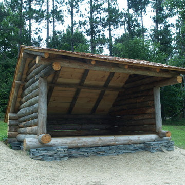 Adirondack style Lean-to