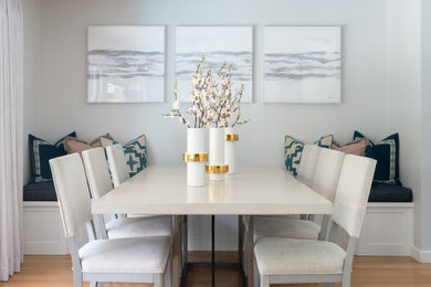 Minimalist dining room photo in Dallas