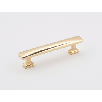 Alno A252-3 Cloud 3" Center to Center Modern Convex Solid Brass - Polished