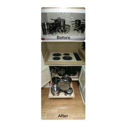 Blind Corner Cabinet Solution - Kitchen Drawer Organizers