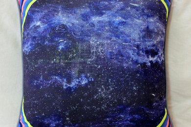 Artist Designed Pillows - Rainbow Galaxy