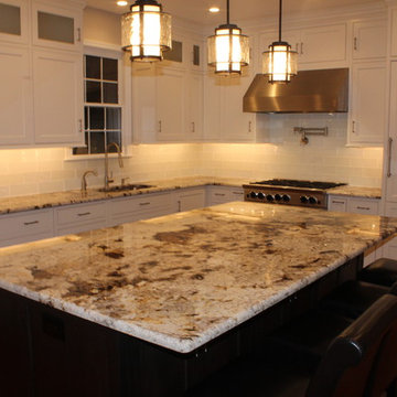Shrock Shaker Style Cabinets, Copenhagen Granite from Vitoria-Brazil